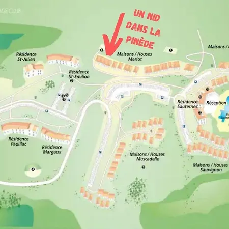 بيت للعطل Un Nid Dans La Pinede لاكانو